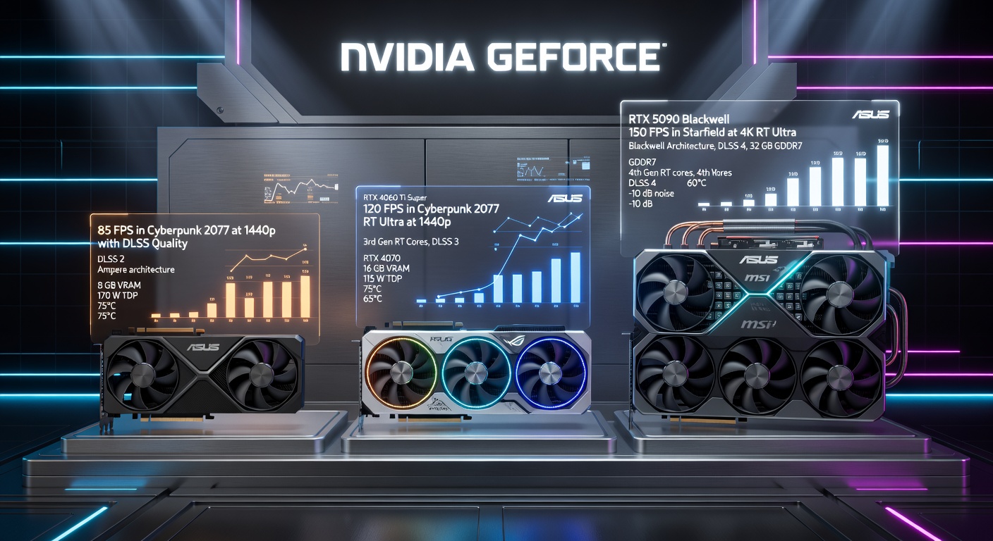 Видеокарта GeForce RTX в 2026: разбираем актуальные линейки 30, 40 и 50 серий — практические тесты и реальный опыт пользователей