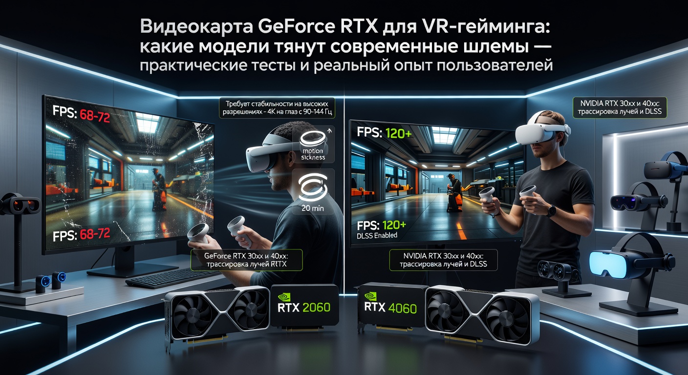Видеокарта GeForce RTX для VR-гейминга: какие модели тянут современные шлемы — практические тесты и реальный опыт пользователей